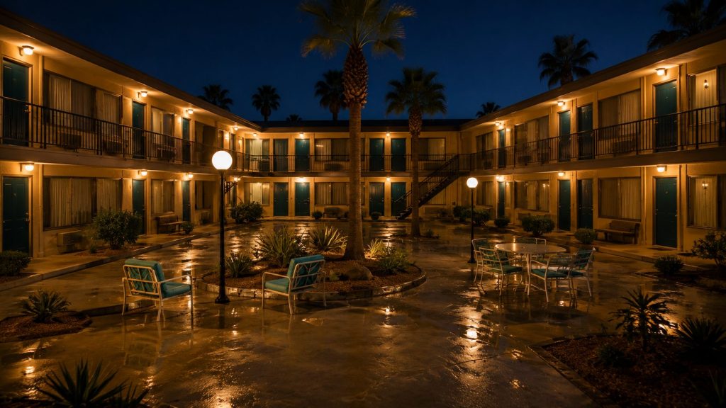Motel Courtyards